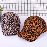 Outdoor Men Women Fashion Leopard Print Baseball Cap Snapback Adjustable Sun Hat