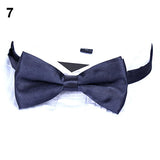 New Arrival Men's Fashion Plain Bowtie Polyester Pre Tied Wedding Bow Tie Suits Tie