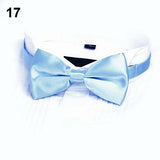 New Arrival Men's Fashion Plain Bowtie Polyester Pre Tied Wedding Bow Tie Suits Tie
