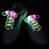 LED Flash Luminous Light Up Glow Strap Shoelace Shoe Laces Party Disco Decor - ENSEIGNE DENIS