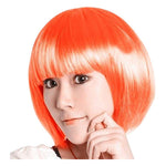 Women Fashion Short Straight Hair Full Cosplay Party Bob Hair Evening Party Wig