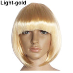 Women Fashion Short Straight Hair Full Cosplay Party Bob Hair Evening Party Wig