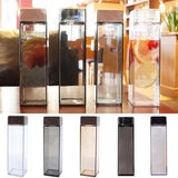 Outdoor Travel Portable Water Bottle Rectangle Shape Leak-Proof Drink Cup Kettle