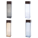 Outdoor Travel Portable Water Bottle Rectangle Shape Leak-Proof Drink Cup Kettle