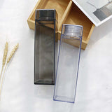 Outdoor Travel Portable Water Bottle Rectangle Shape Leak-Proof Drink Cup Kettle