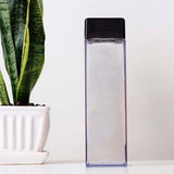 Outdoor Travel Portable Water Bottle Rectangle Shape Leak-Proof Drink Cup Kettle