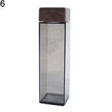 Outdoor Travel Portable Water Bottle Rectangle Shape Leak-Proof Drink Cup Kettle