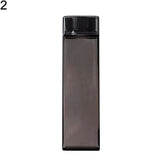 Outdoor Travel Portable Water Bottle Rectangle Shape Leak-Proof Drink Cup Kettle