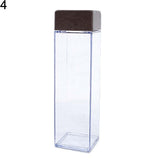 Outdoor Travel Portable Water Bottle Rectangle Shape Leak-Proof Drink Cup Kettle