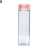 Outdoor Travel Portable Water Bottle Rectangle Shape Leak-Proof Drink Cup Kettle