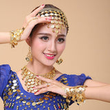 Women Headwear Belly Dance Accessories Costume Dancing Sequins Hair Band