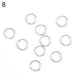 5/10Pcs Punk Women Hip-Hop Braid Hand Cross Shell Leaf Ring Hair Clips Accessory