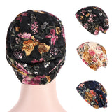 Ethnic Lace Flower Baggy Beanie Cap Women's Spring Summer Breathable Casual Hat - ENSEIGNE DENIS