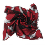 Fashion Organza Flower Leaf Women's Outdoor Travel Soft Smooth Long Scarf Shawl - ENSEIGNE DENIS