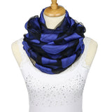 Fashion Organza Flower Leaf Women's Outdoor Travel Soft Smooth Long Scarf Shawl - ENSEIGNE DENIS