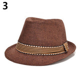 Unisex Kids' Fashion Cool Jazz Pitched Crown Short Brim Hat Cap Fedora Hat