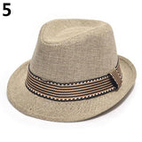 Unisex Kids' Fashion Cool Jazz Pitched Crown Short Brim Hat Cap Fedora Hat