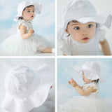 Lovely Toddler Infant Baby Girl Summer Wide Brim Sun Protection Beach Cotton Hat
