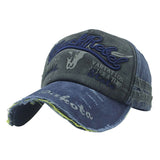 Fashion Sport Letters Washed Hat Casual Men Women Adjustable Cotton Baseball Cap - ENSEIGNE DENIS