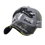 Fashion Sport Letters Washed Hat Casual Men Women Adjustable Cotton Baseball Cap - ENSEIGNE DENIS