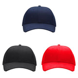 Fashion Men's Women's Solid Color Hip Hop Adjustable Baseball Hat Snapback Cap