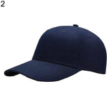 Fashion Men's Women's Solid Color Hip Hop Adjustable Baseball Hat Snapback Cap