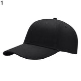 Fashion Men's Women's Solid Color Hip Hop Adjustable Baseball Hat Snapback Cap