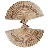 Vintage Wooden Hollow Flower Folding Chinese Traditional Hand Fan Wedding Favour