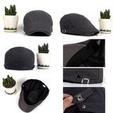 Men's Retro Casual Ivy Hat Summer Winter Golf Newsboy Driving Cabbie Flat Cap