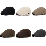 Men's Retro Casual Ivy Hat Summer Winter Golf Newsboy Driving Cabbie Flat Cap