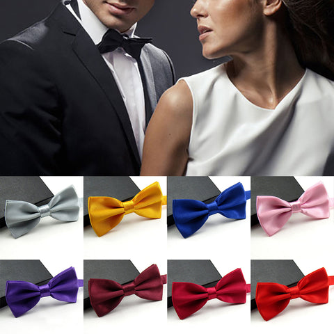 Adjustable Classic Men's Bow Tie Necktie Tuxedo Novelty Wedding Business Bowtie