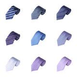 Men's Fashion Striped Classic Necktie Business Style Grid Tie Suit Accessory