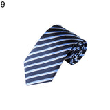 Men's Fashion Striped Classic Necktie Business Style Grid Tie Suit Accessory