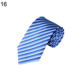 Men's Fashion Striped Classic Necktie Business Style Grid Tie Suit Accessory