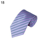 Men's Fashion Striped Classic Necktie Business Style Grid Tie Suit Accessory