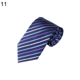Men's Fashion Striped Classic Necktie Business Style Grid Tie Suit Accessory