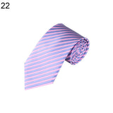 Men's Fashion Striped Classic Necktie Business Style Grid Tie Suit Accessory