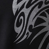 Men's Fashion Summer Cool Style Short Sleeve Round Neck Dragon Print T-shirt