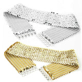 Women's Cool Punk Sparkling Sequins Elastic Stretch Wide Waistband Waist Belt