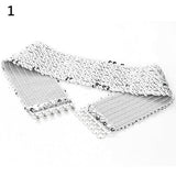 Women's Cool Punk Sparkling Sequins Elastic Stretch Wide Waistband Waist Belt
