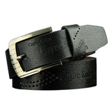 Men's Fashion Casual Faux Leather Hollow Waistband Waist Belt Business Gift - ENSEIGNE DENIS