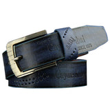 Men's Fashion Casual Faux Leather Hollow Waistband Waist Belt Business Gift - ENSEIGNE DENIS