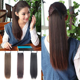 Women's Fashion Long Straight Synthetic Ponytail Hair Extensions Hair Piece Wigs