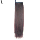 Women's Fashion Long Straight Synthetic Ponytail Hair Extensions Hair Piece Wigs
