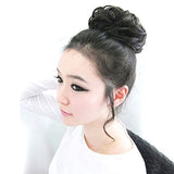 Hot Women Lady Wavy Curly Dish Hair Bun Extension Hairpiece Chignon Scrunchie