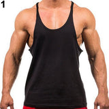 Hot Men's Sleeveless Singlets Muscle Vest Gym Fitness Workout Tank Top
