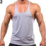 Hot Men's Sleeveless Singlets Muscle Vest Gym Fitness Workout Tank Top