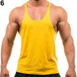 Hot Men's Sleeveless Singlets Muscle Vest Gym Fitness Workout Tank Top
