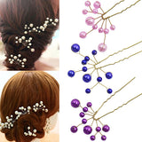 Fashion Wedding Bridal Bridesmaid Faux Pearls Hair Pins Clips Comb Headwear