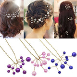 Fashion Wedding Bridal Bridesmaid Faux Pearls Hair Pins Clips Comb Headwear